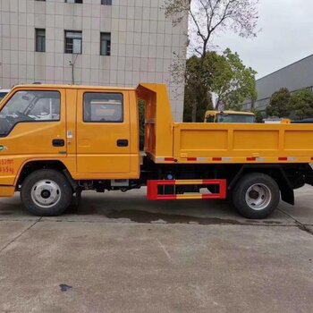 行業國六東風江鈴雙排座自卸車現車廠家直銷價格